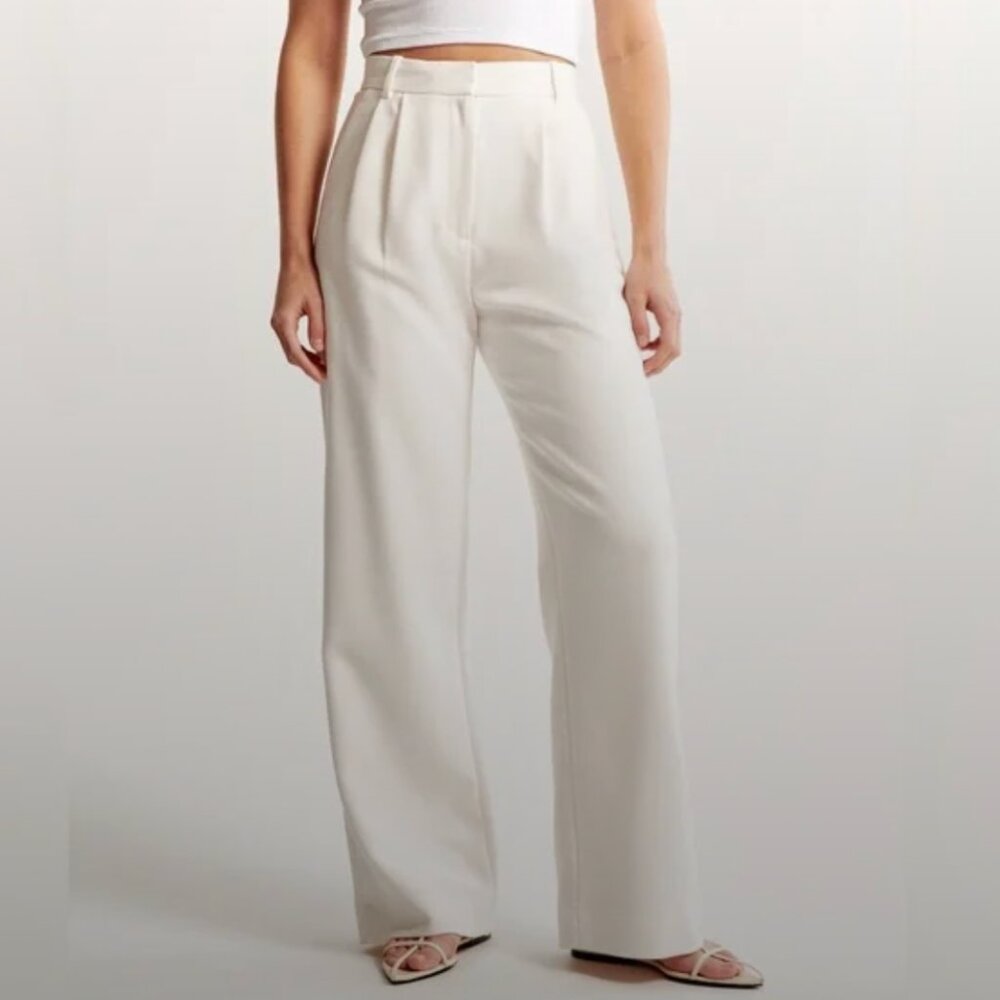 Size 30 Abercrombie & Fitch White Sloane crepe Trousers original fit